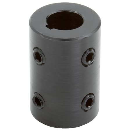 CLIMAX METAL PRODUCTS 15mm Id, Kw, 2Set/2Screwsat90 Set Screw Coupling, Stl, Bo MRC-15-KW4H@90